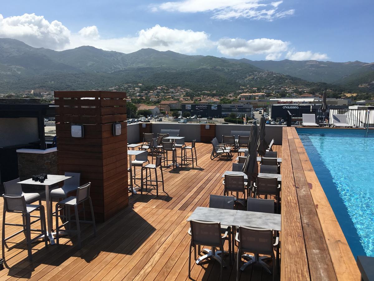 Hotel Residence Lido Marana Bastia Furiani Buitenkant foto